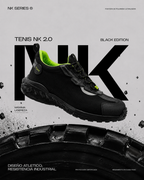 Tenis NK 2.0 Black Easy Lace