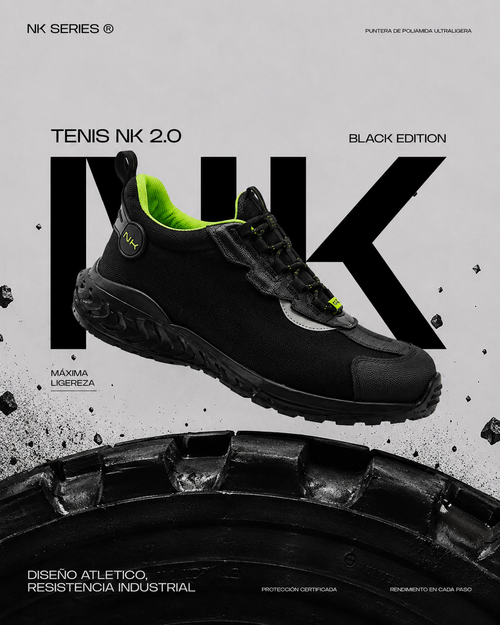 Tenis NK 2.0 Black Easy Lace