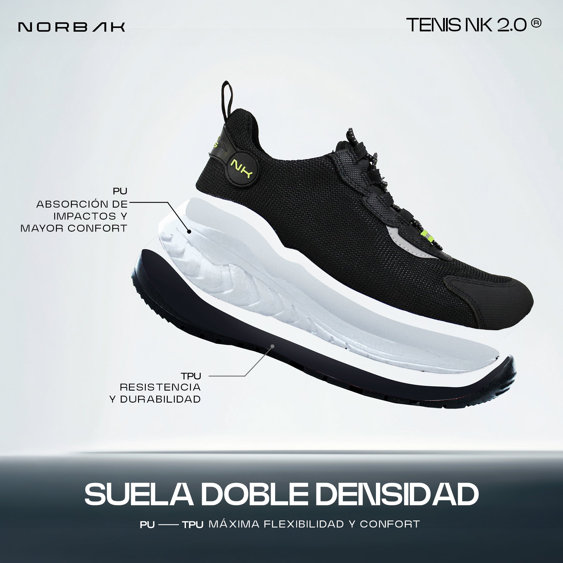 Tenis NK 2.0 (50% más ligero)